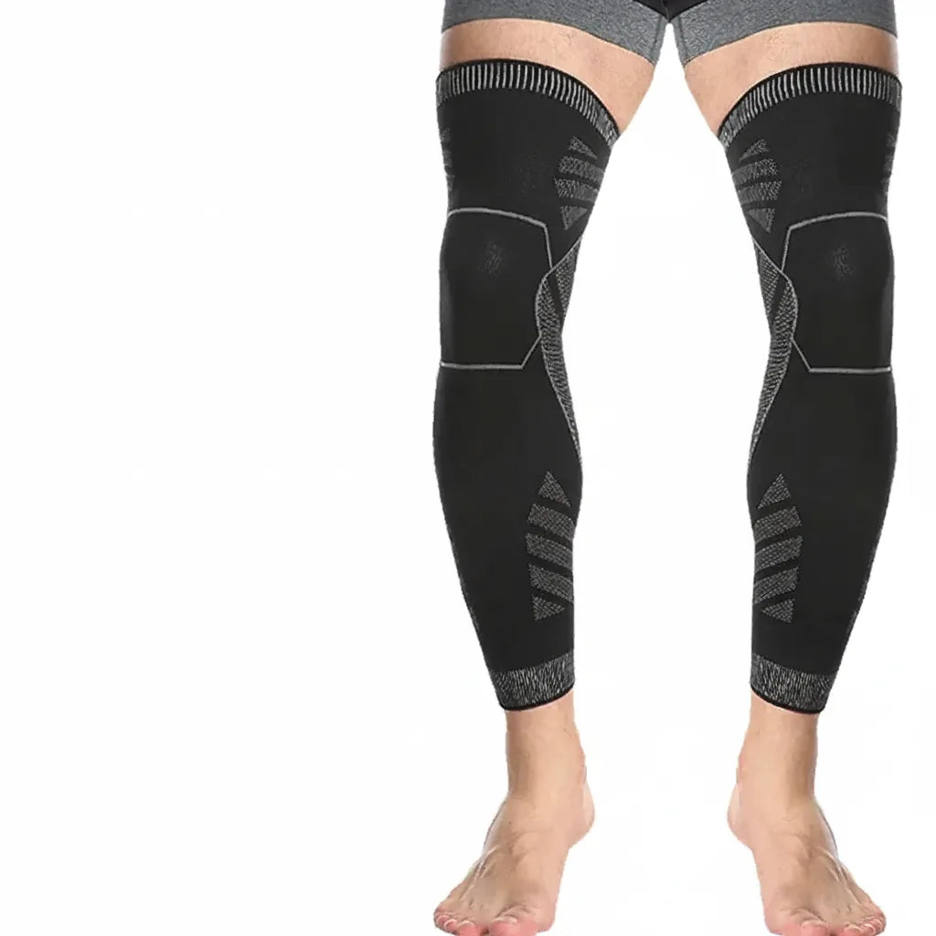 Manchettes de compression longues pour jambes – genouillère de soutien