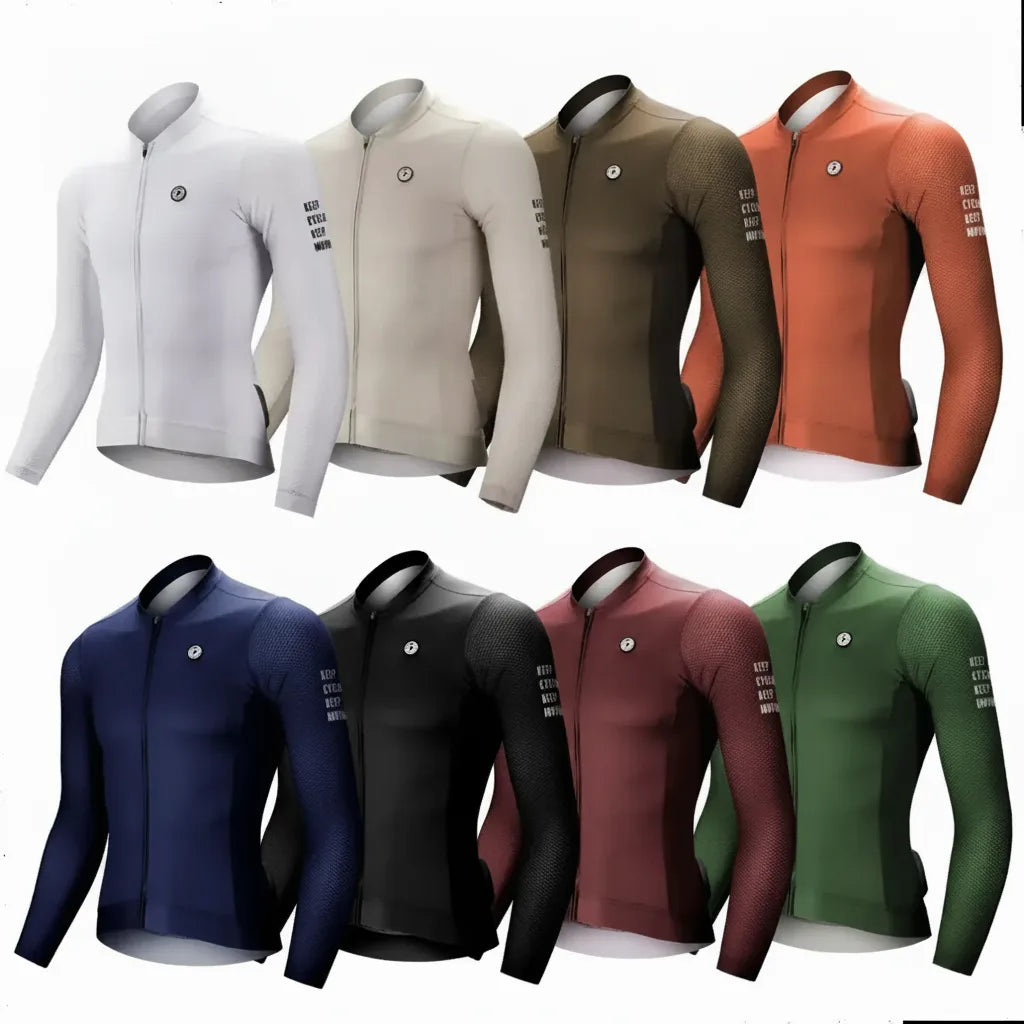 Maillot cyclisme manches longues aéré taille S mesh 3D
