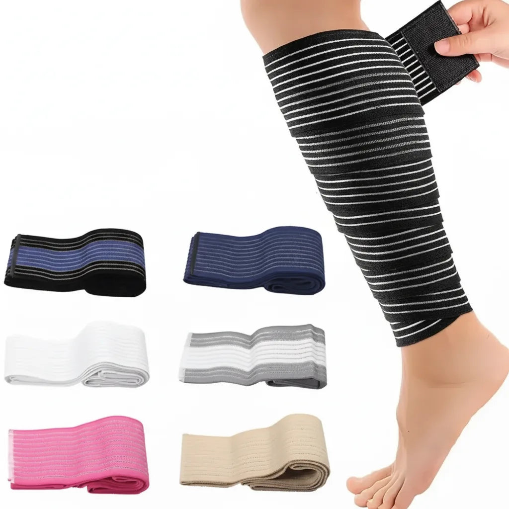 Bande de compression élastique mollet mixte