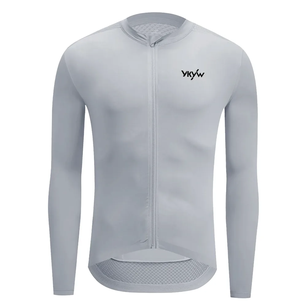 Maillot cyclisme homme manches longues léger zip YKK