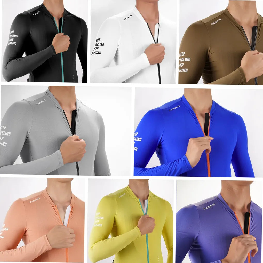 maillot-cyclisme-manches-longues-respirant-sechage-rapide