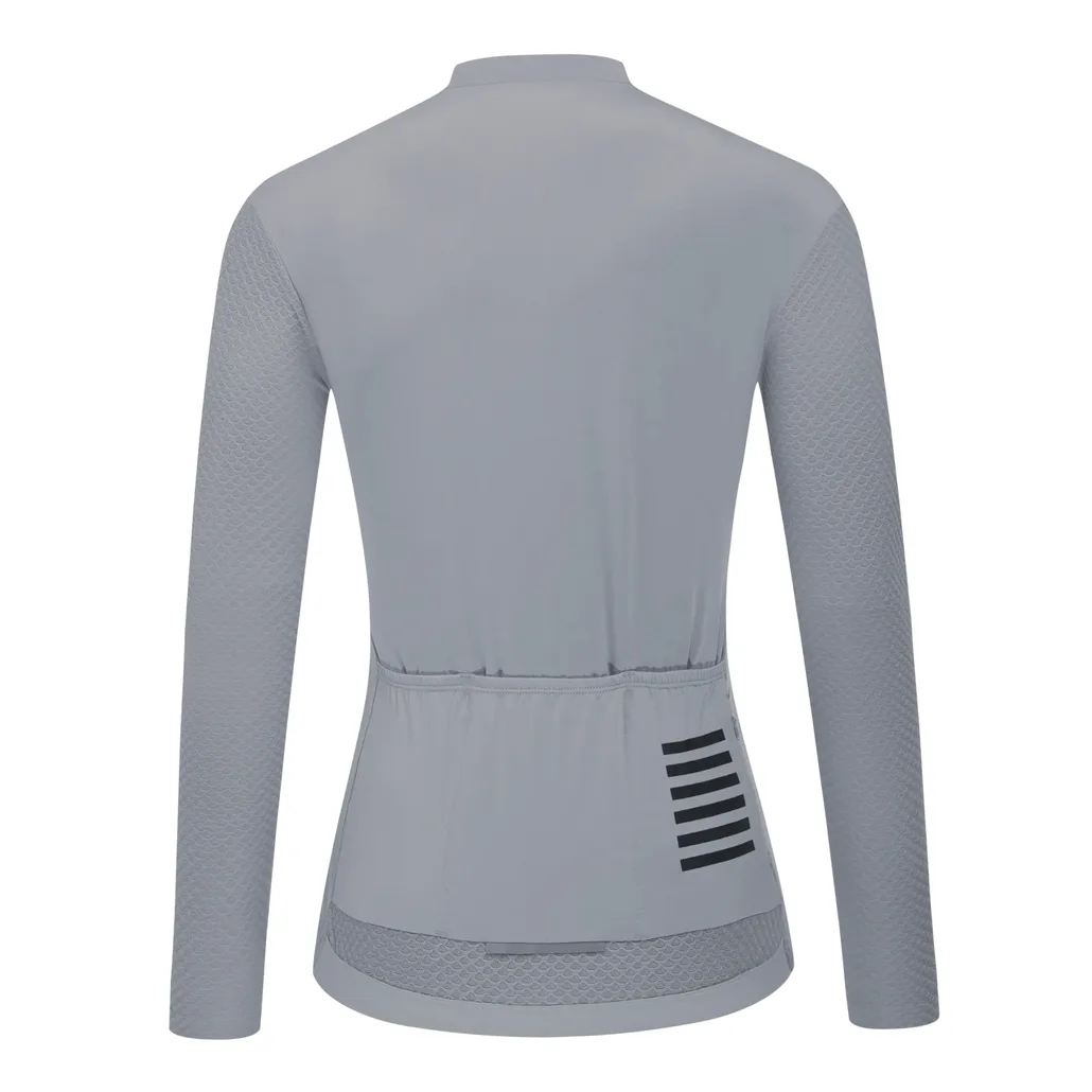 Maillot vélo femme manches longues respirant route VTT