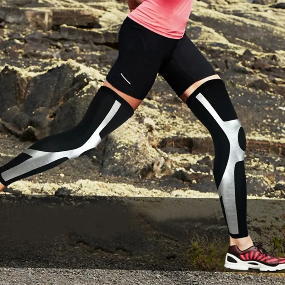 Manchettes de compression longues pour jambes – genouillère de soutien
