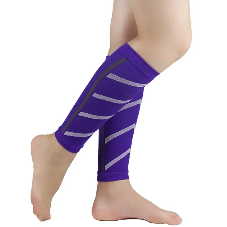 Manchettes de compression mollet 20-30 mmHg pour running et cyclisme