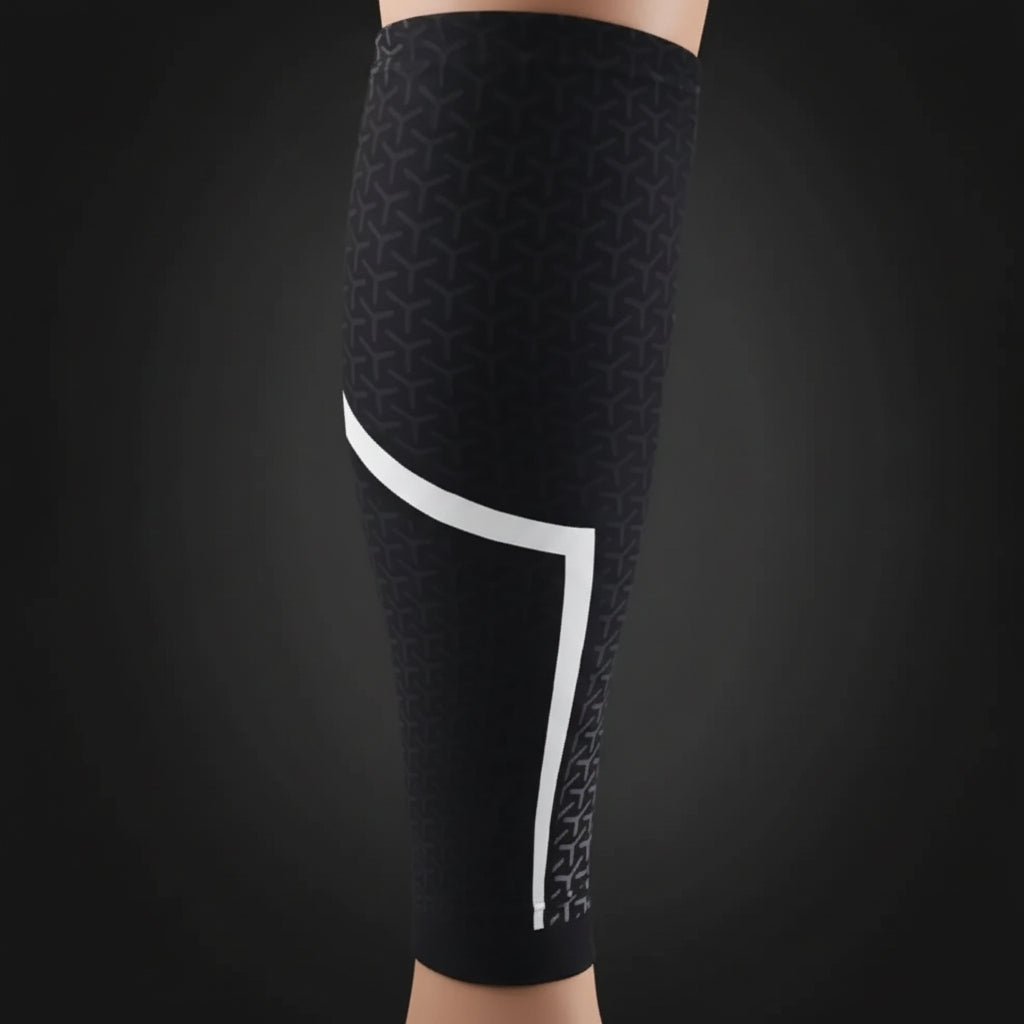 Manchettes de compression mollet pour course et cyclisme