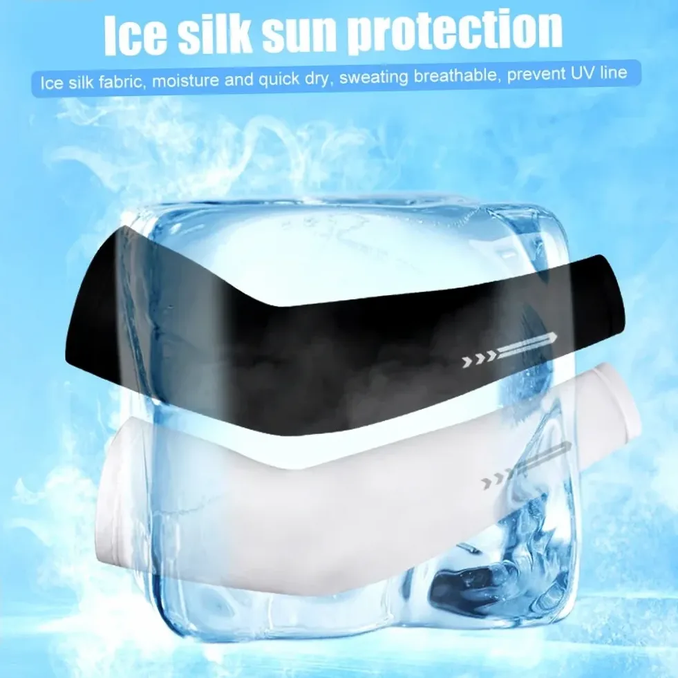 Manchettes de protection UV rafraîchissantes unisexe