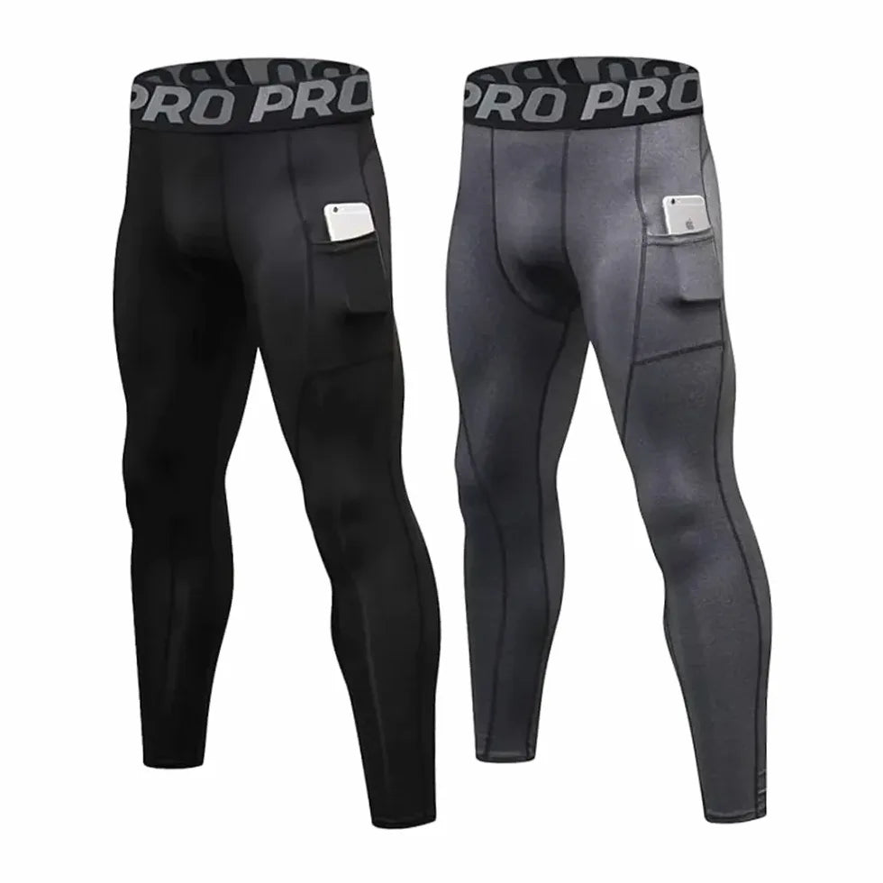 Pantalon de compression homme avec poches