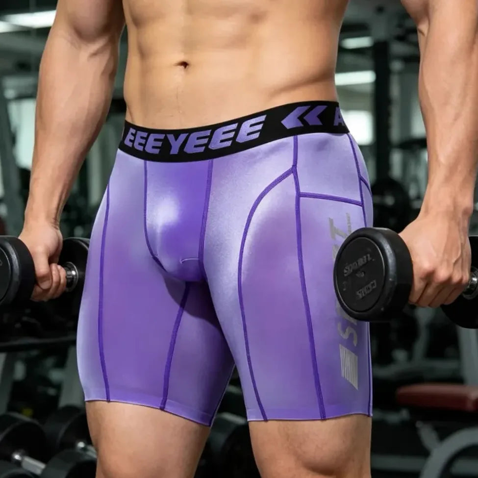 Shorts de compression homme court running séchage rapide élastique