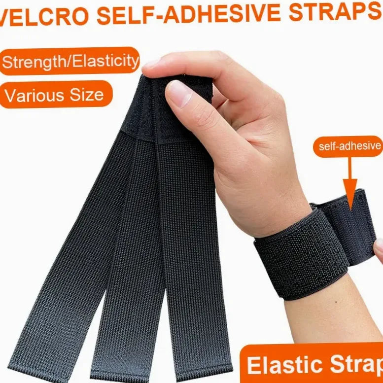 Bande élastique multifonction auto-agrippante pour jambes et taille
