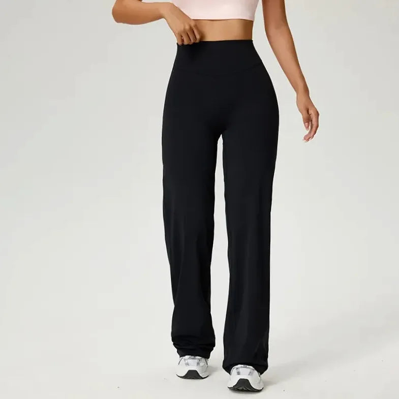 pantalon-yoga-femme-taille-haute-jambe-droite