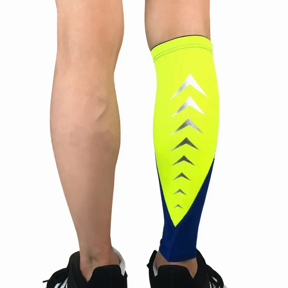 Protège-tibias football avec manchon de compression mollet – Adulte & enfant