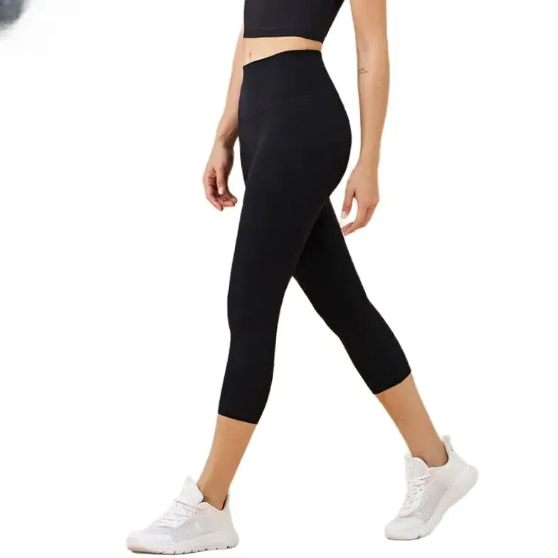 Legging yoga femme taille haute en nylon respirant - 13 couleurs