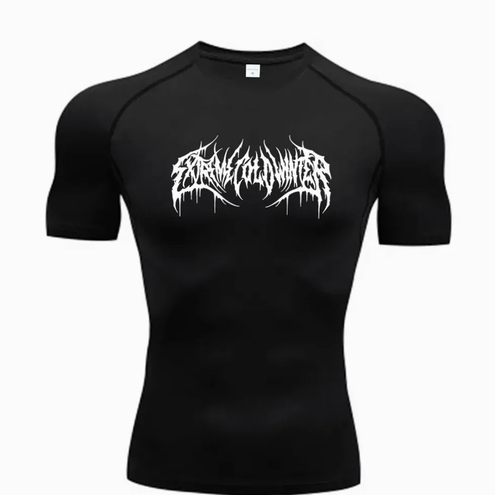 T-shirt compression homme manche courte sport séchage rapide