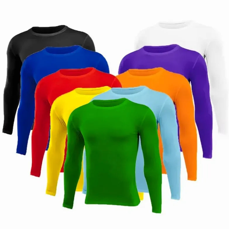 T-shirt compression long sport fitness