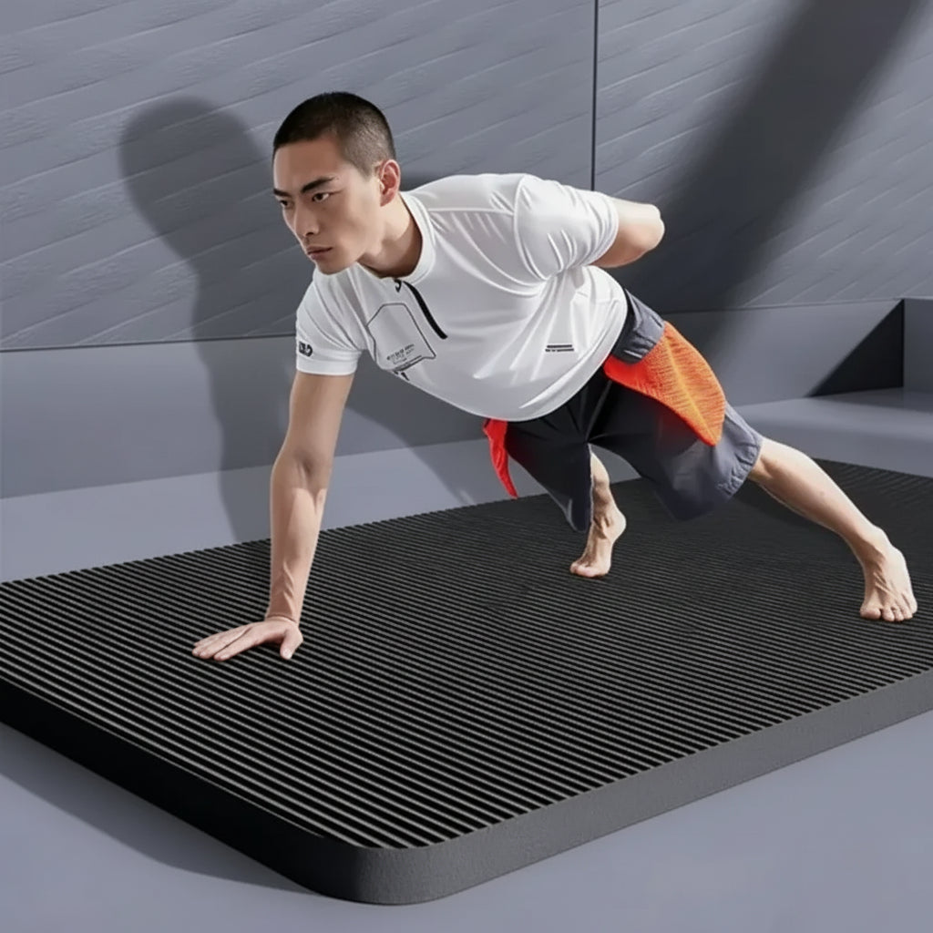 Tapis de yoga antidérapant 200x90x1 cm écologique