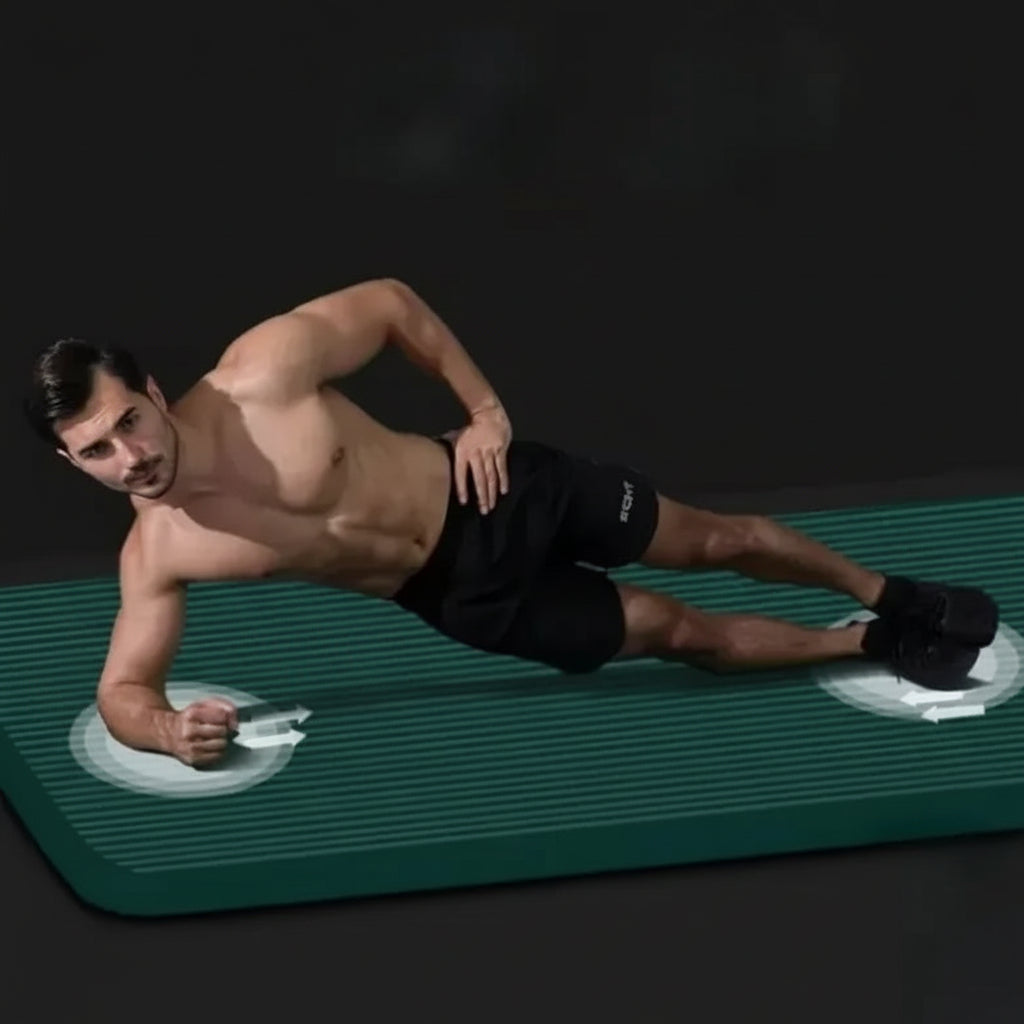 Tapis de yoga antidérapant 200x90x1 cm écologique