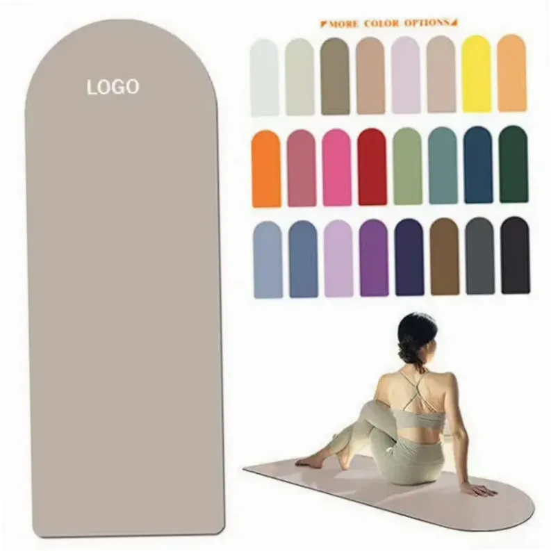 Tapis de yoga en caoutchouc naturel antidérapant et amortissant