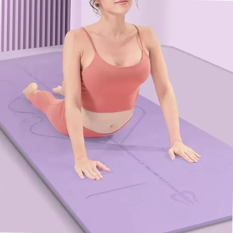 Tapis de yoga épais antidérapant pour fitness et étirements