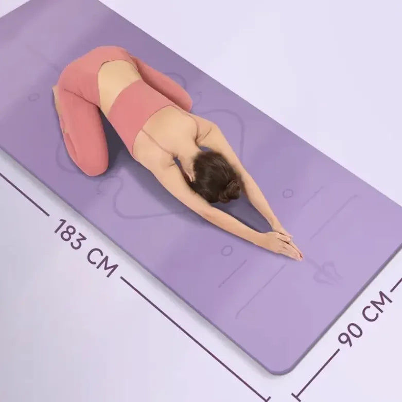 Tapis de yoga épais antidérapant pour fitness et étirements