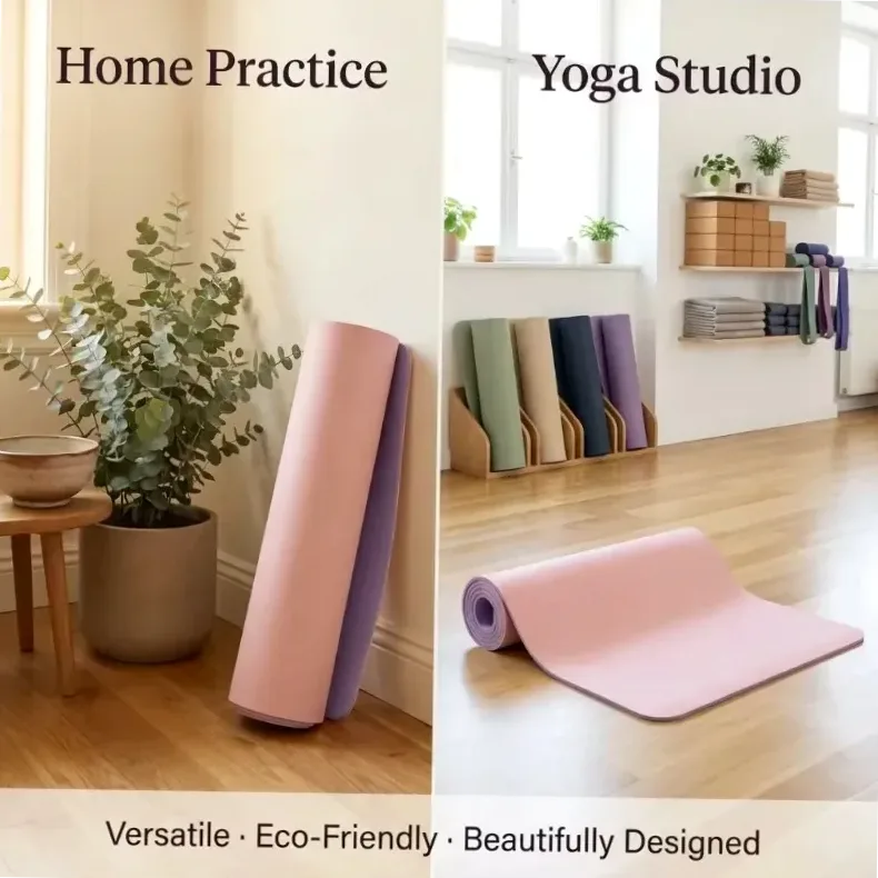 Tapis de yoga extra-large antidérapant NBR 200x90/80x1 cm