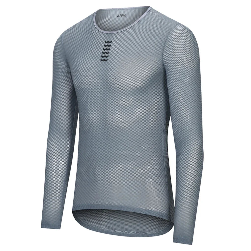 Maillot cycliste homme manches longues sous-vêtement technique