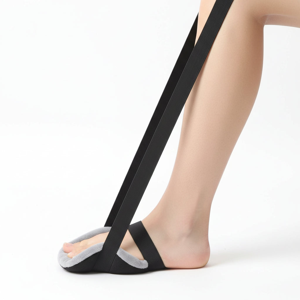 Sangle de rééducation pied cheville pour étirements yoga et fasciite plantaire